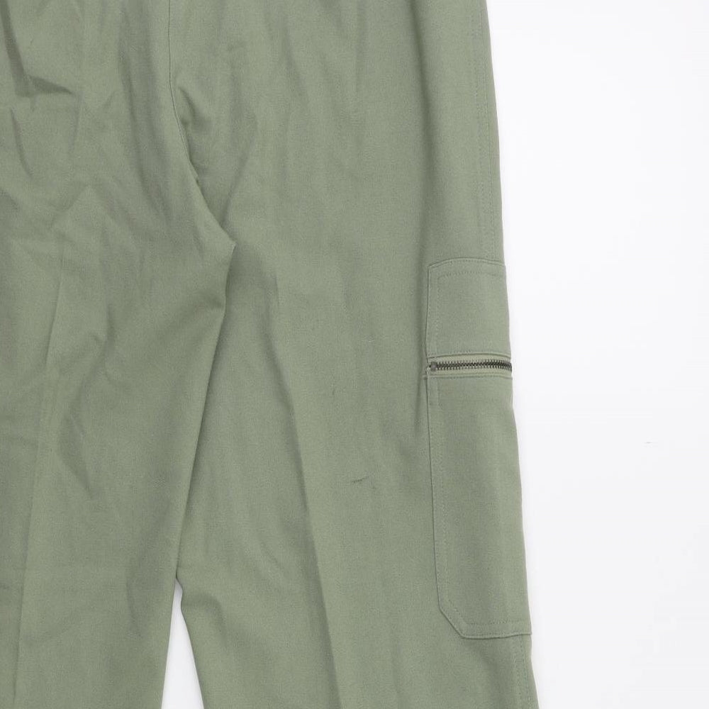 Brand and care label for For Women women’s grey trousers, size UK 32, in, 29-inch leg