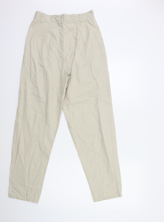 Preworn Womens Beige Straight Jeans Size 26 in L30 in