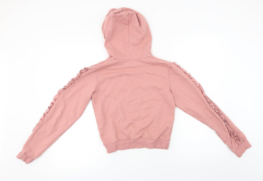 Select Womens Pink Pullover Hoodie Size S