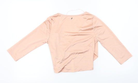 WORKOUT Womens Pink Pullover Jumper Size 10