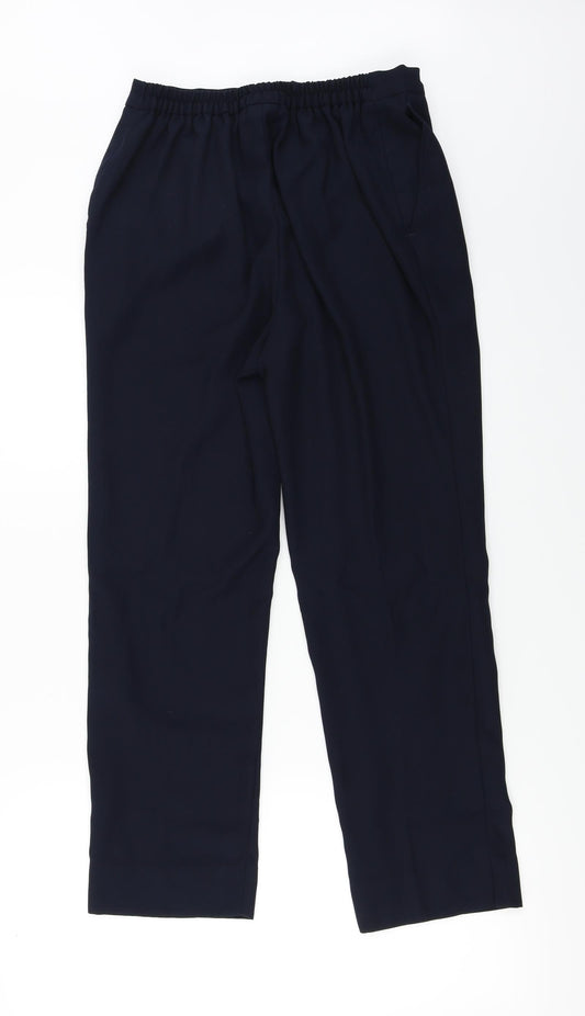 WORLD GROUP Womens Blue Trousers Size 26 in L24 in