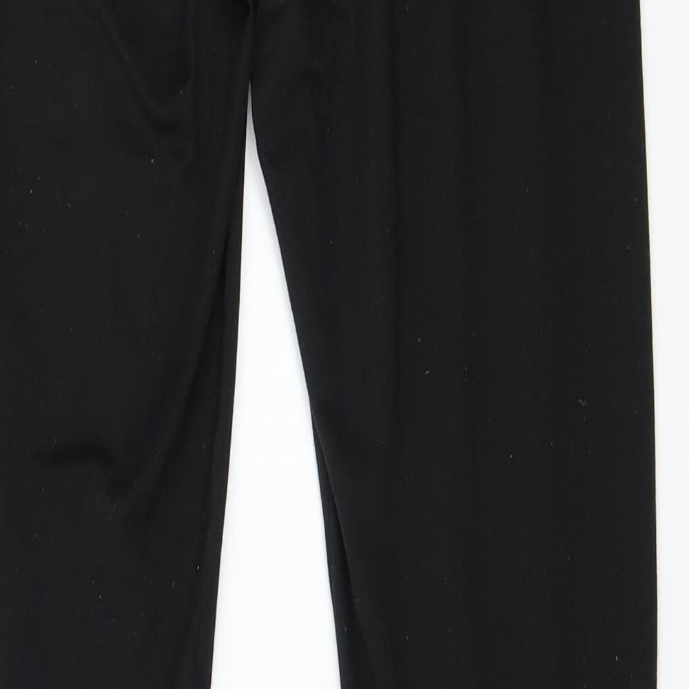 Preworn Womens Black Trousers Size 26 in L25 in