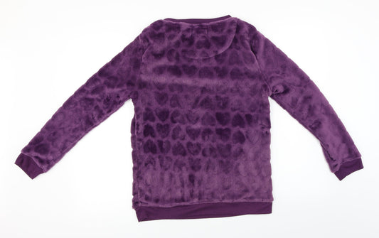 love to lounge Womens Purple Pullover Jumper Size S