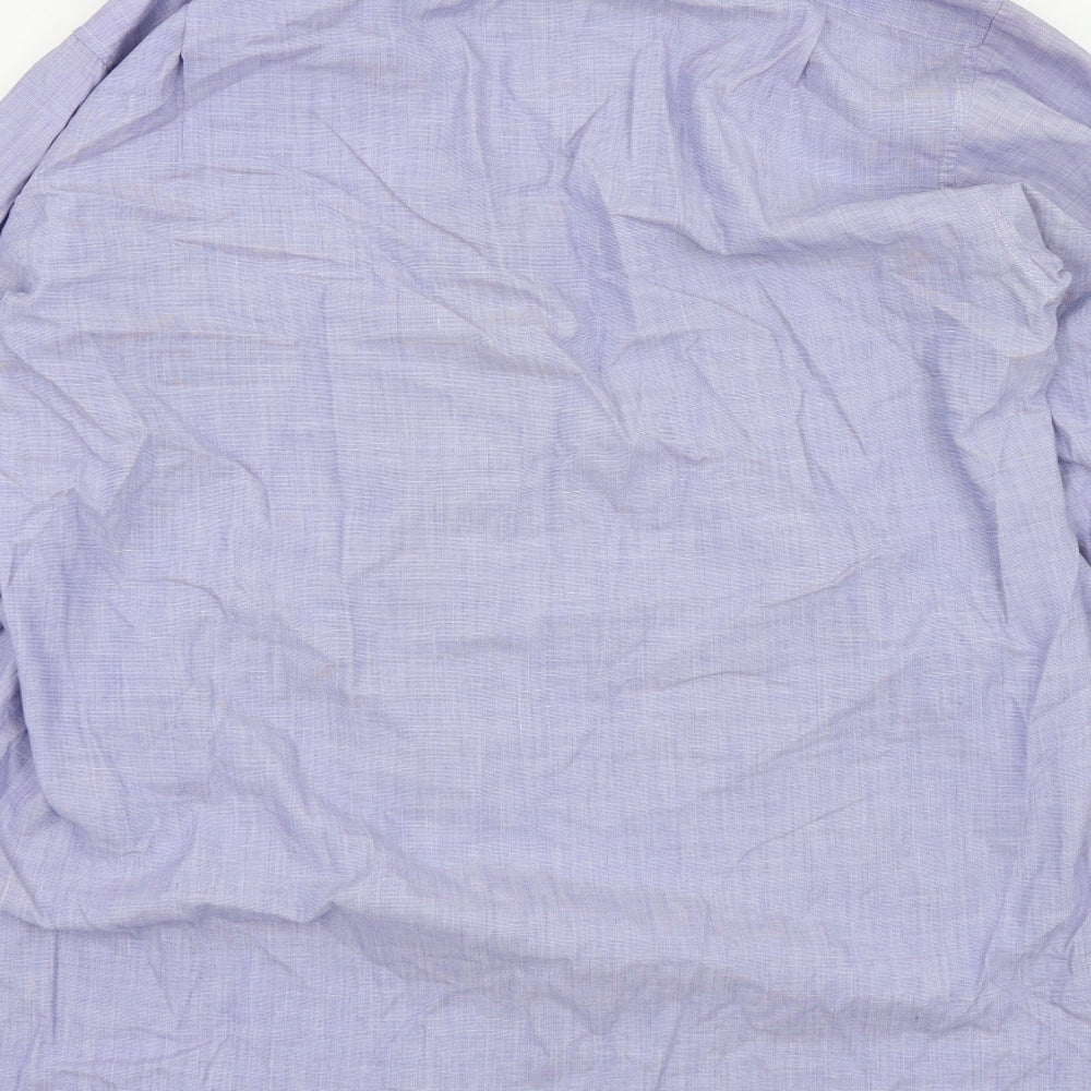 Debenhams Mens Blue Button-Up Size M