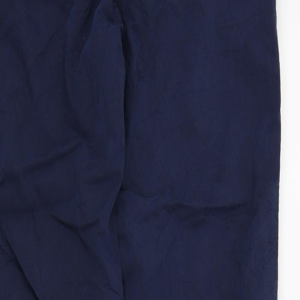 M&S Womens Blue Trousers Size 8 L26 in