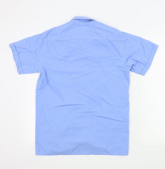 uniform Direct Boys Blue Basic Button-Up Size 12-13 Years