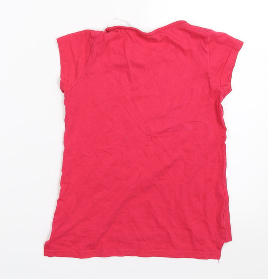 Matalan Girls Pink Basic T-Shirt Size 6 Years - paris