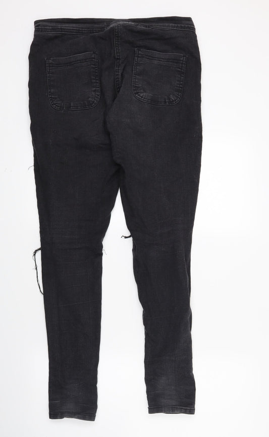 CJ Jeans Womens Black Denim Skinny Jeans Size 8 L27 in