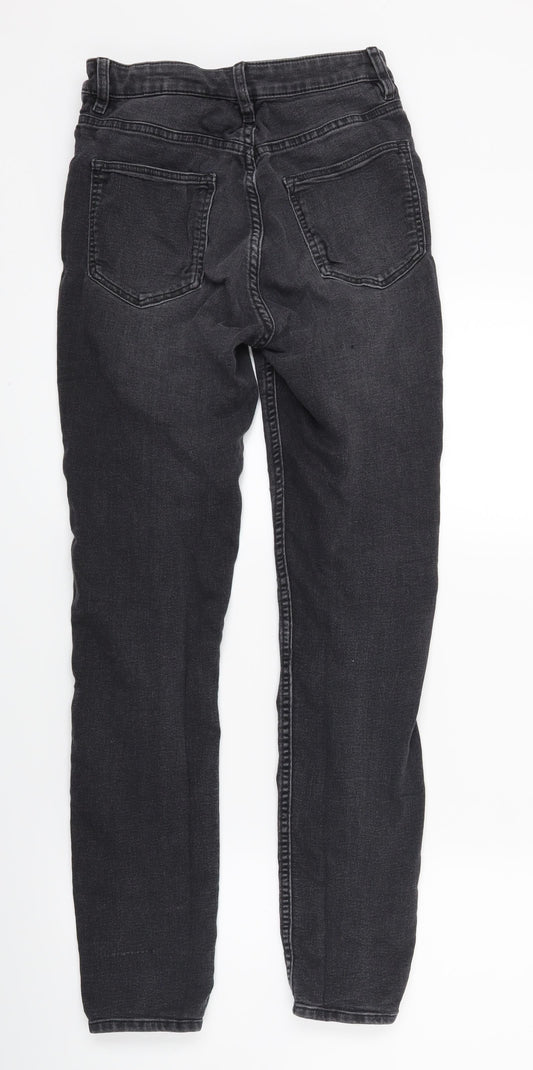 Divided Womens Black Denim Skinny Jeans Size 6 L26 in