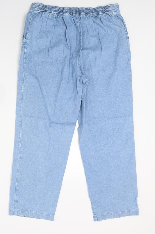 Marks and Spencer Womens Blue Denim Jegging Jeans Size 14 L24 in