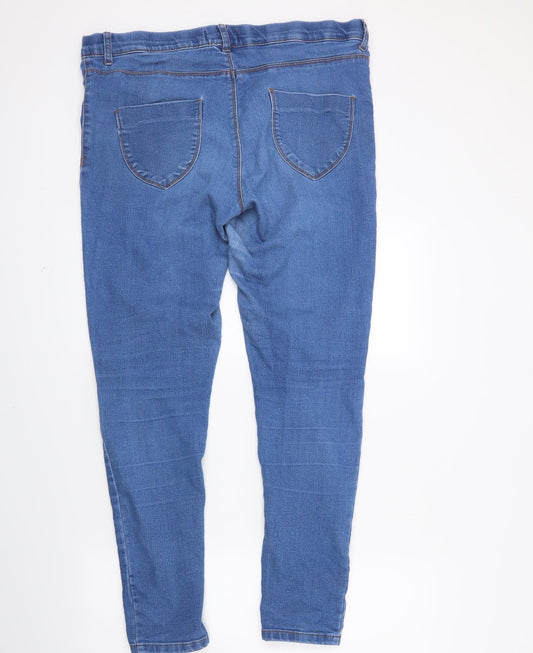 Preworn Womens Blue Denim Jegging Jeans Size 36 in L27 in