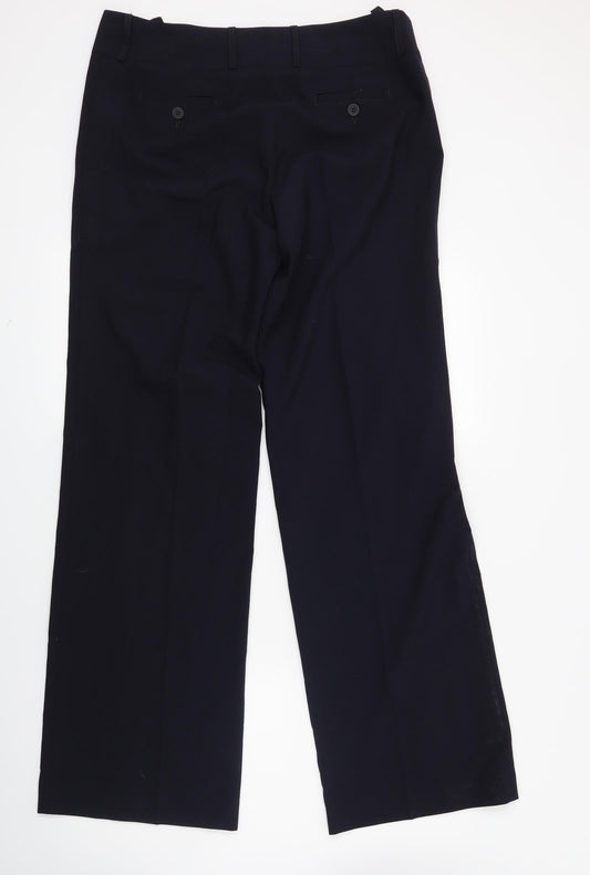 Clubclass Womens Blue Trousers Size 14 L32 in