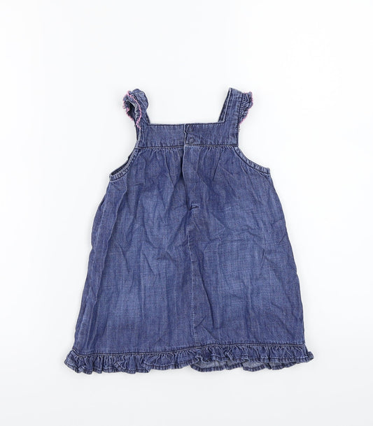 H&M Girls Blue A-Line Size 6-9 Months