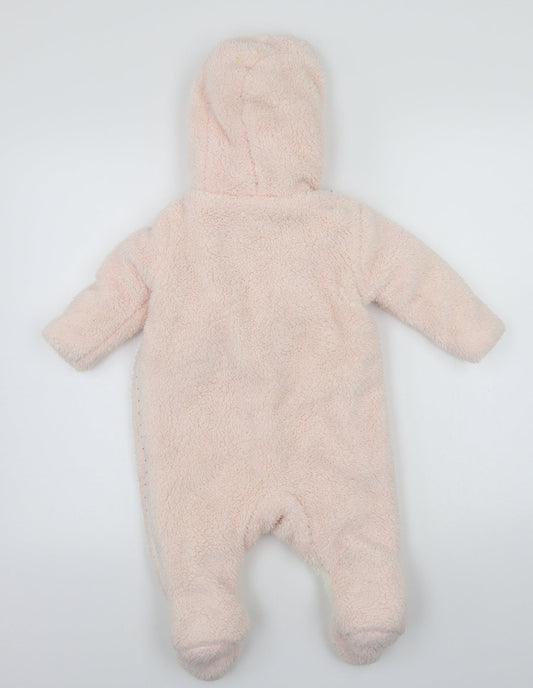 Hullabaloo Girls Pink Babygrow One-Piece Size 3-6 Months