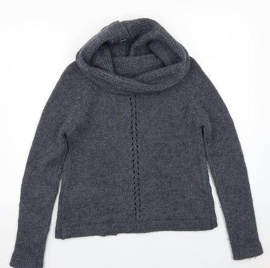 Topshop Womens Grey Pullover Jumper Size 6
