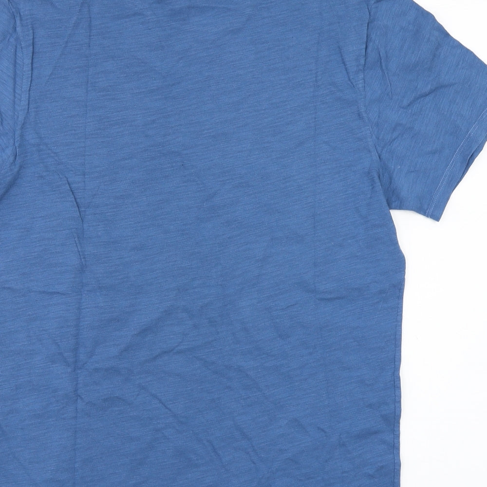 Kenneth Cole Mens Blue T-Shirt Size S