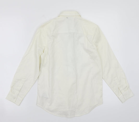 NEXT Girls Ivory Basic Button-Up Size 9 Years