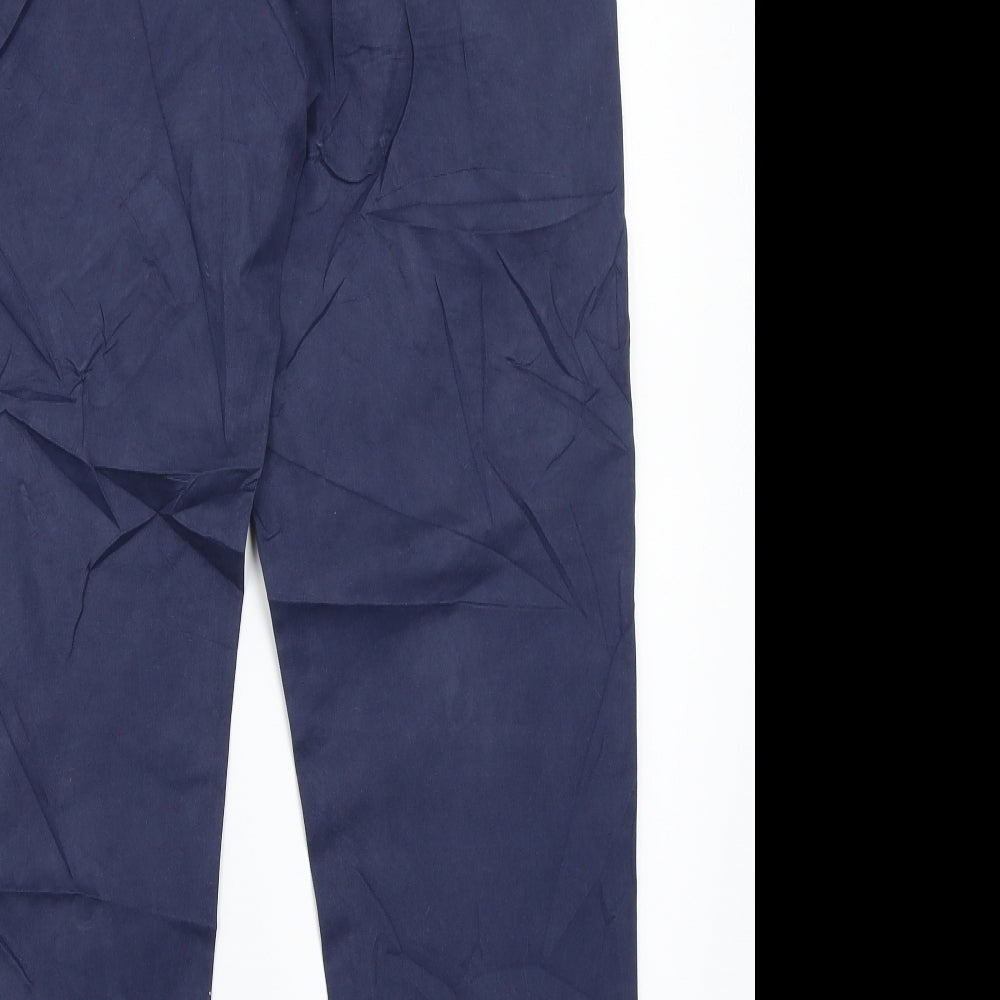 Preworn Womens Blue Trousers Size 12 L27 in