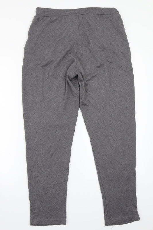 Arista Womens Grey Sweatpants Trousers Size 12 L28 in