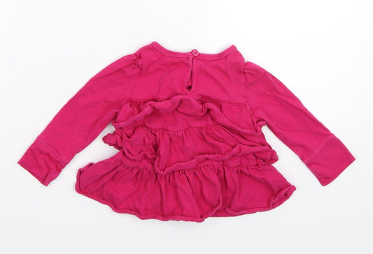 Gap Girls Pink Fit & Flare Size 9-12 Months
