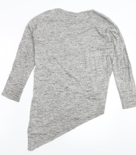 Young Dimension Girls Grey Knit Pullover Jumper Size 12-13 Years