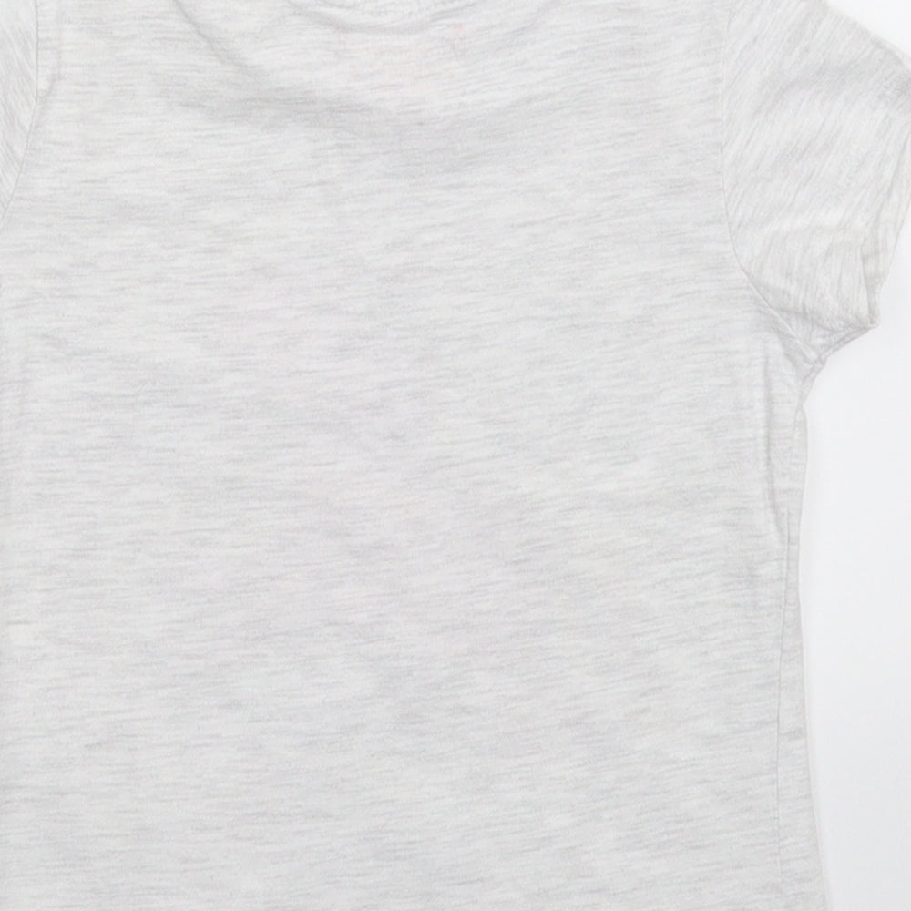 Primark Girls Grey Basic T-Shirt Size 4-5 Years
