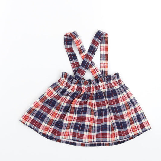 George Girls Multicoloured Check Flare Skirt Size 0-3 Months