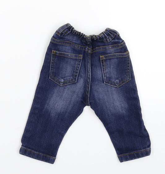 Merc Baby Blue Denim Capri Jeans Size 3-6 Months