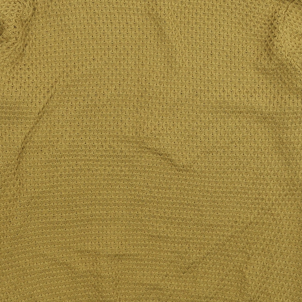 Primark Mens Beige Knit Pullover Jumper Size XL