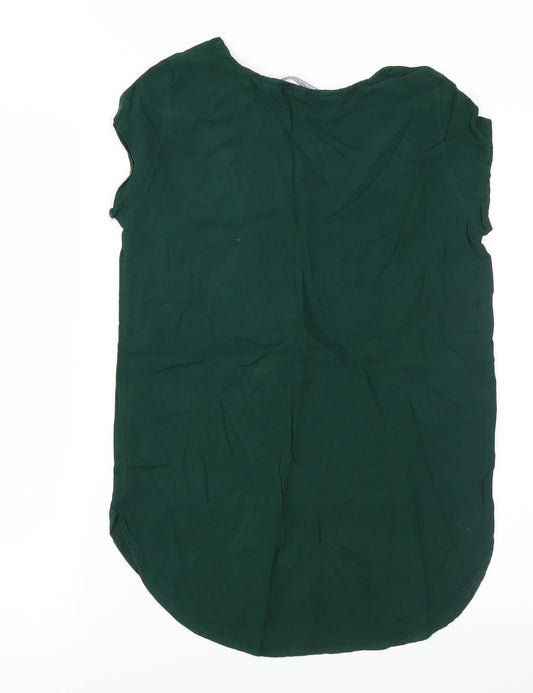 Vera Moda Womens Green Basic Blouse Size 6
