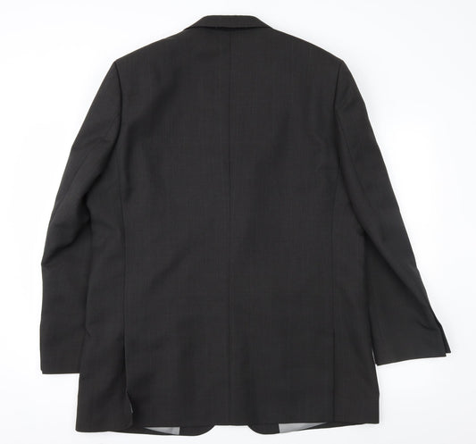 Hans Kelven Mens Grey Jacket Suit Jacket Size 44