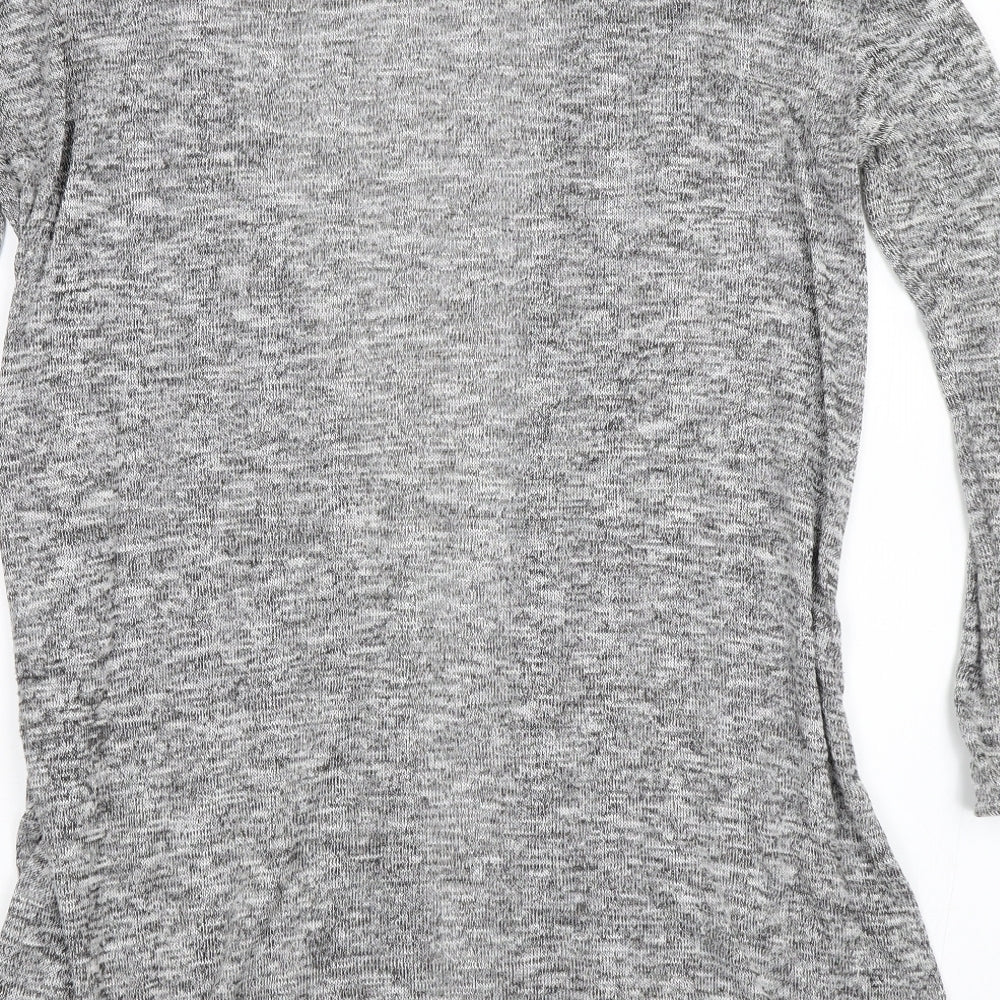 Brand and care label for Divided women’s grey cardigan jumper, size XS