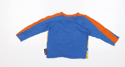 Character.com Boys Blue Jersey T-Shirt Size 3-4 Years - Lego Movie