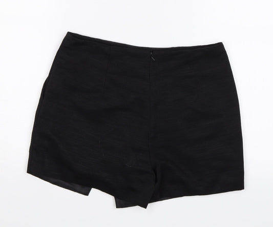 Topshop Girls Black Culotte Shorts Size 8 Years