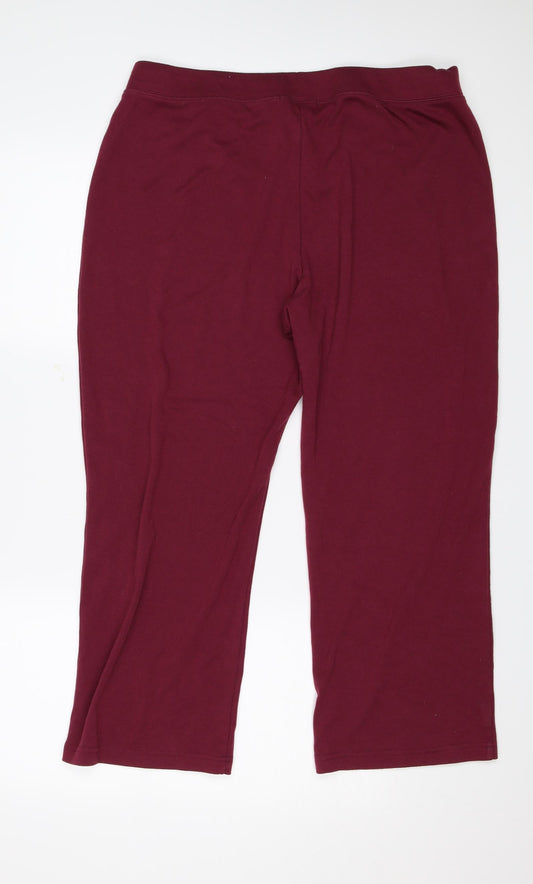 Bonmarché Womens Red Trousers Size L L24 in