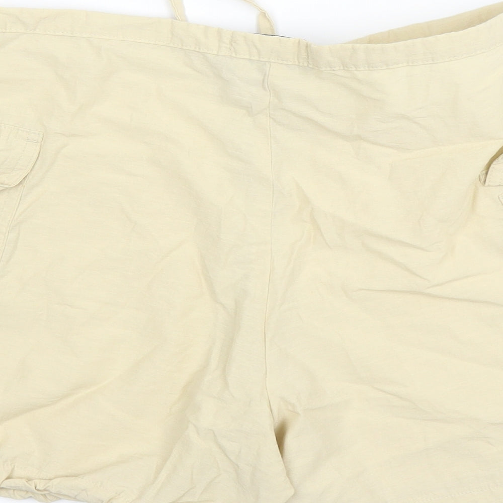 L.F.L. Womens Beige Bermuda Shorts Size 12