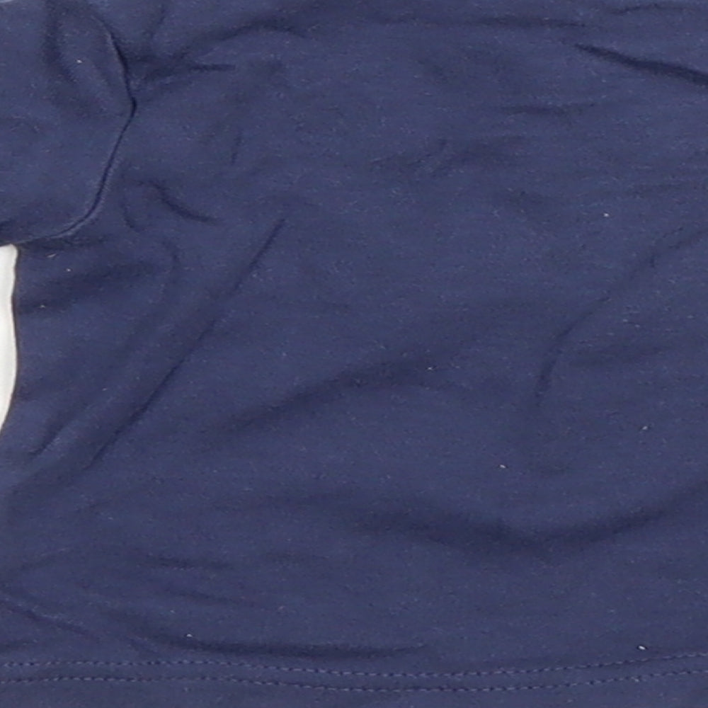 Brand and care label for George Baby Blue Basic T-Shirt, size 0-3, Months - Winnie the Pooh
