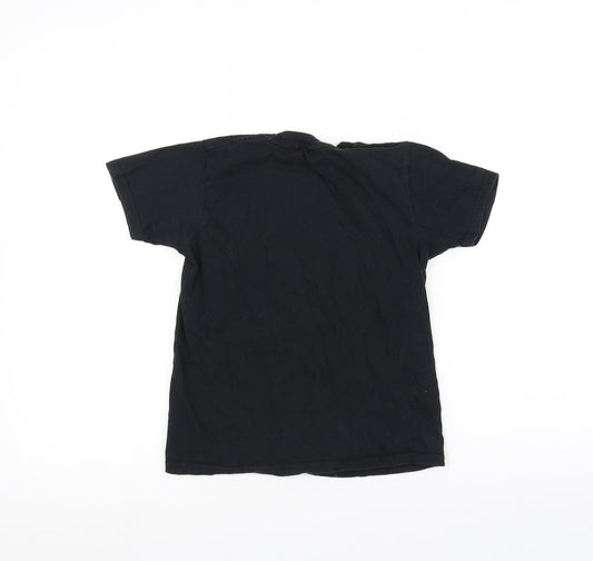 Gilden Boys Black Basic T-Shirt Size M