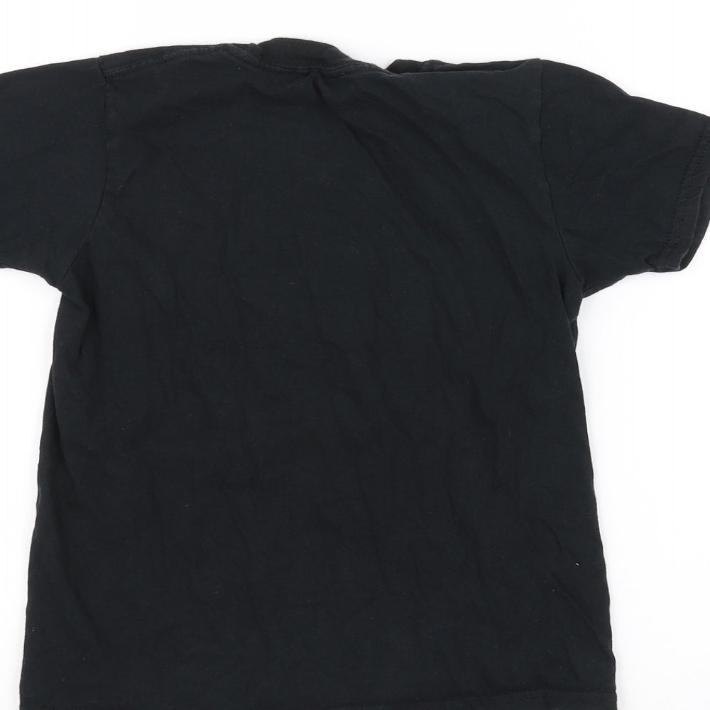 Gilden Boys Black Basic T-Shirt Size M