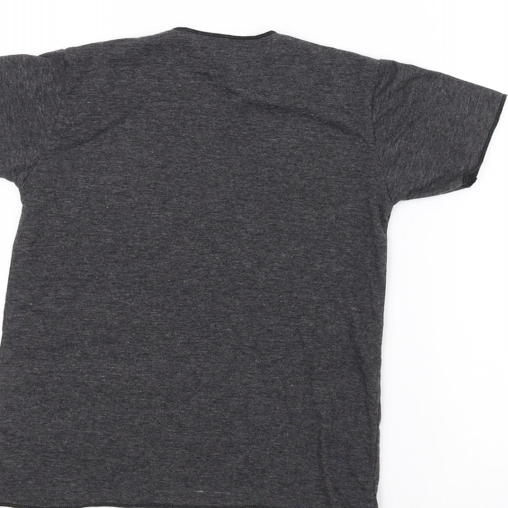 K-Kone Girls Black Basic T-Shirt Size 8 Years - elephant