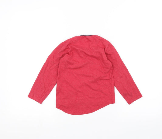 NEXT Boys Red Basic T-Shirt Size 4 Years