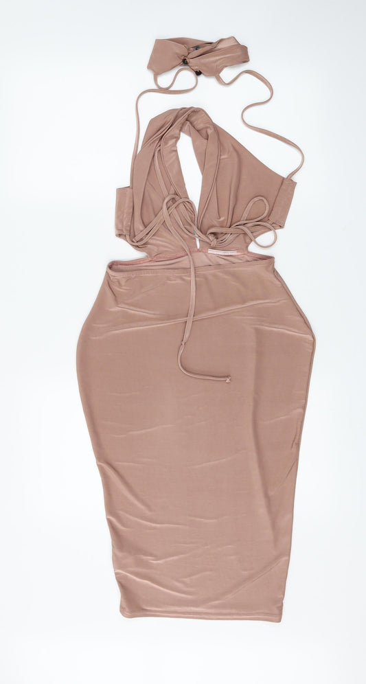 booho Womens Pink Mini Size 6
