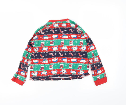 kids Boys Green Striped Basic T-Shirt Size 8-9 Years - christmas