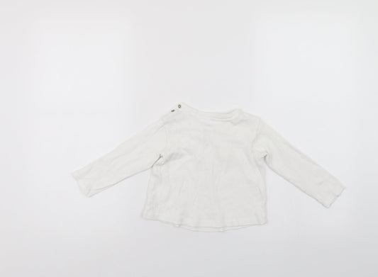 TU Girls White Pullover Casual Size 9-10 Years