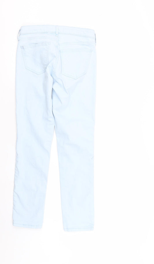 Gap Womens Blue Denim Straight Jeans Size 4 L27 in