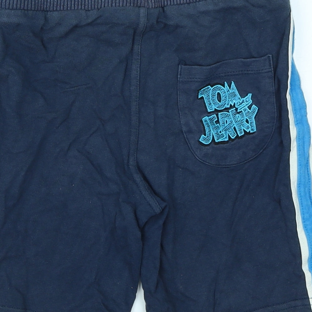 George Boys Blue Sweat Shorts Size 5-6 Years - Tom & Jerry