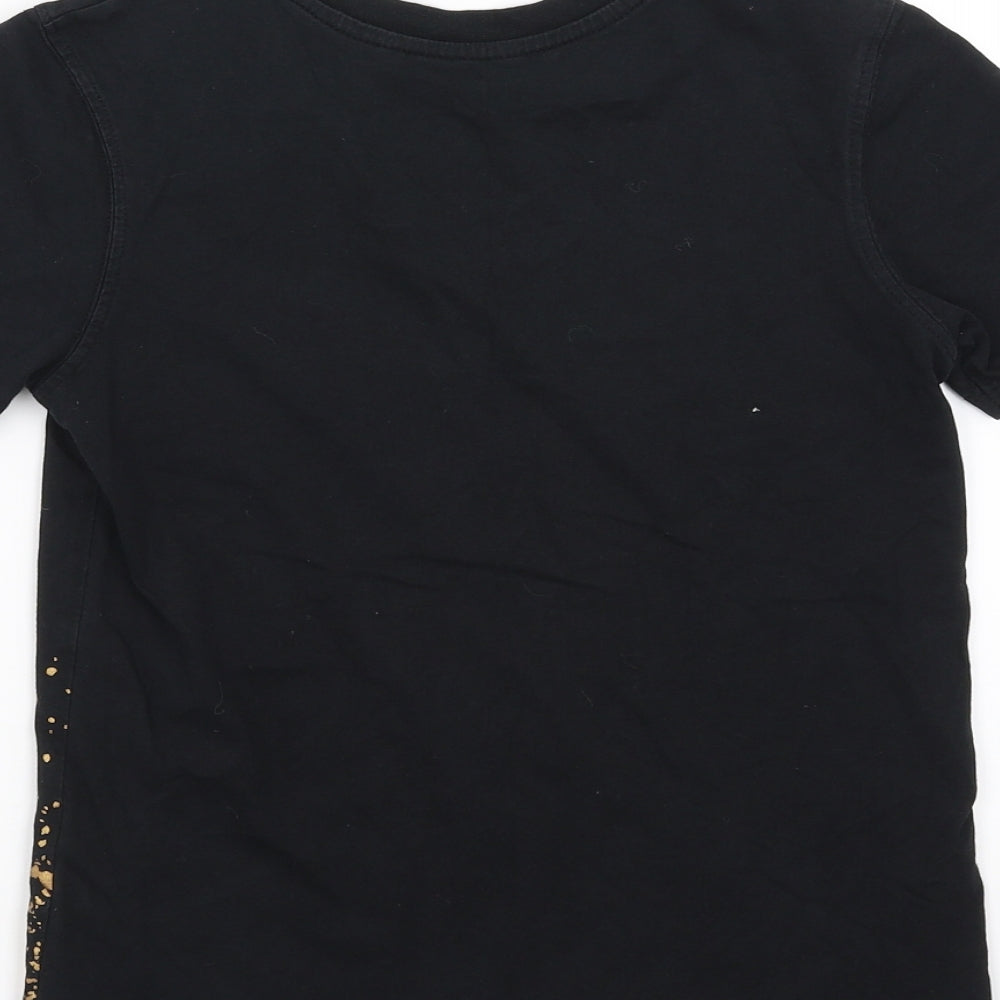 George Boys Black Basic T-Shirt Size 8-9 Years - whatever