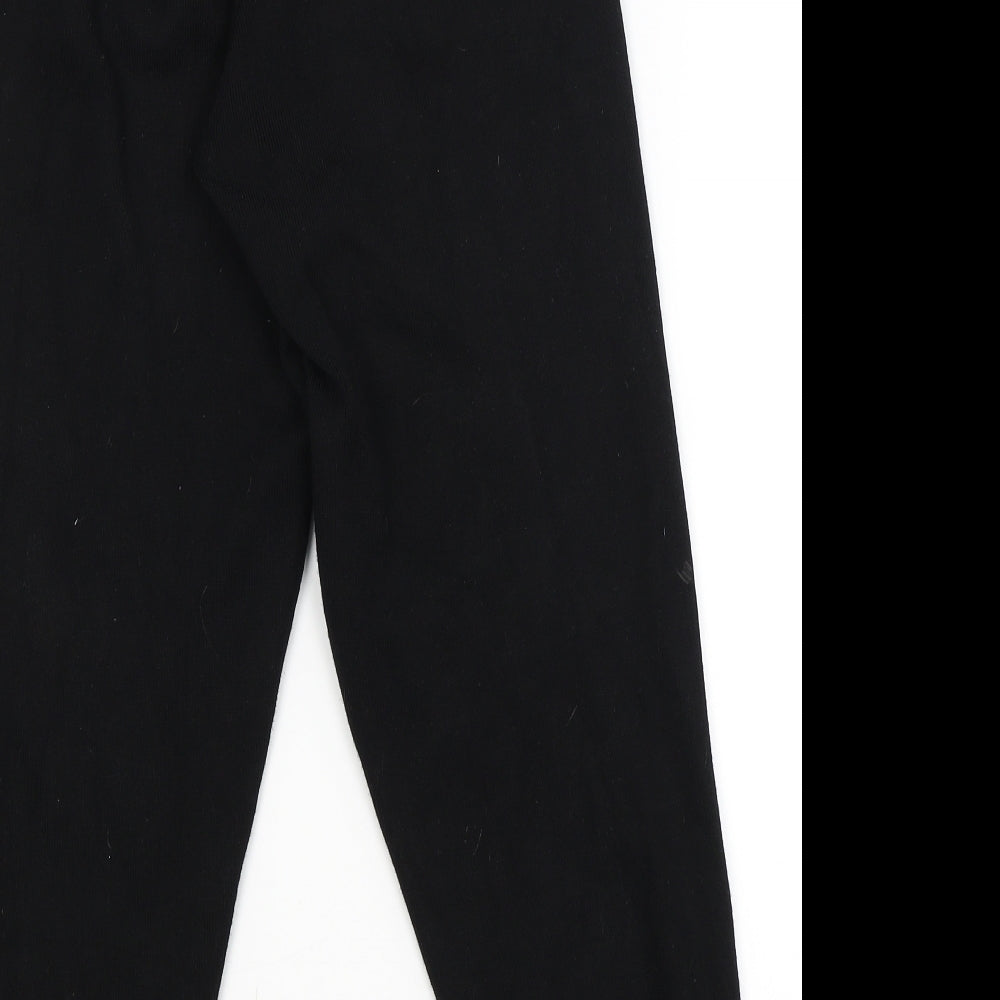 Quiz Womens Black Jogger Trousers Size M L26.5 in
