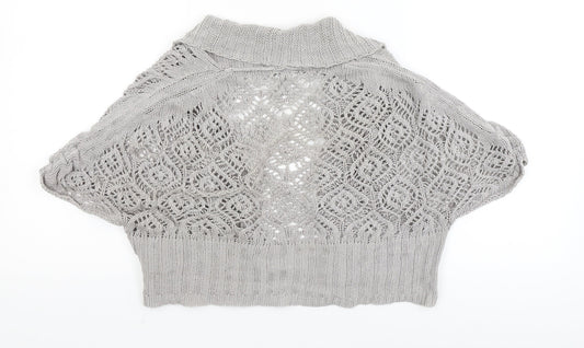 Per Una Womens Grey Cardigan Jumper Size S
