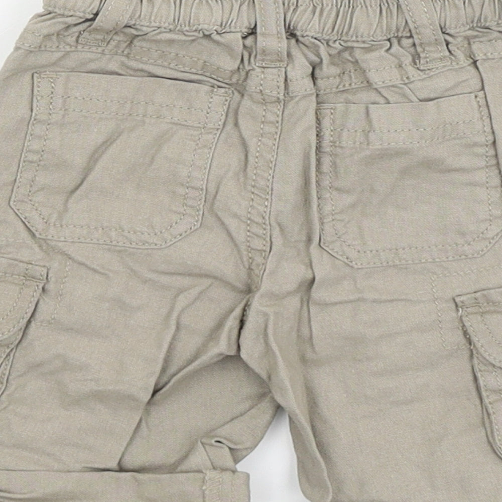 Authentic baby Baby Brown Cargo Trousers Size 3-6 Months